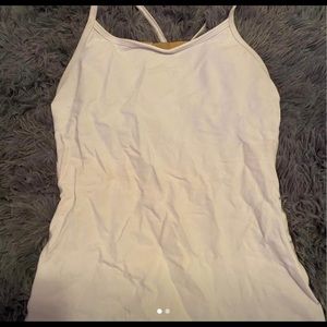 I am selling a size 6 white lululemon tank